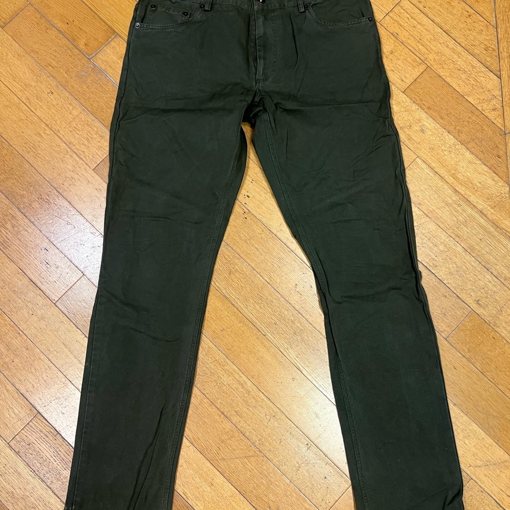 Dark Green Spier & Mackay Slim Fit 5 pocket